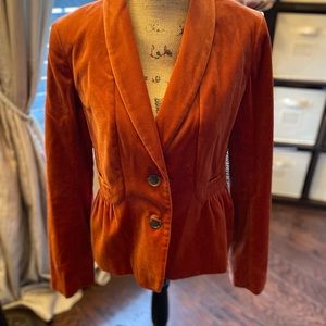 J Crew Velvet Blazer Size-12